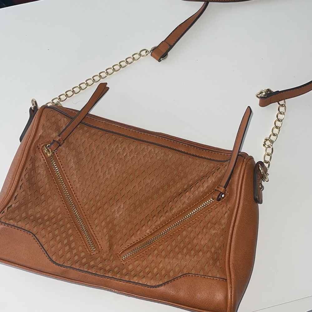 Call it Spring brown shoulder bag